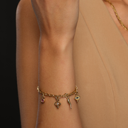 Pembe Safir Charm